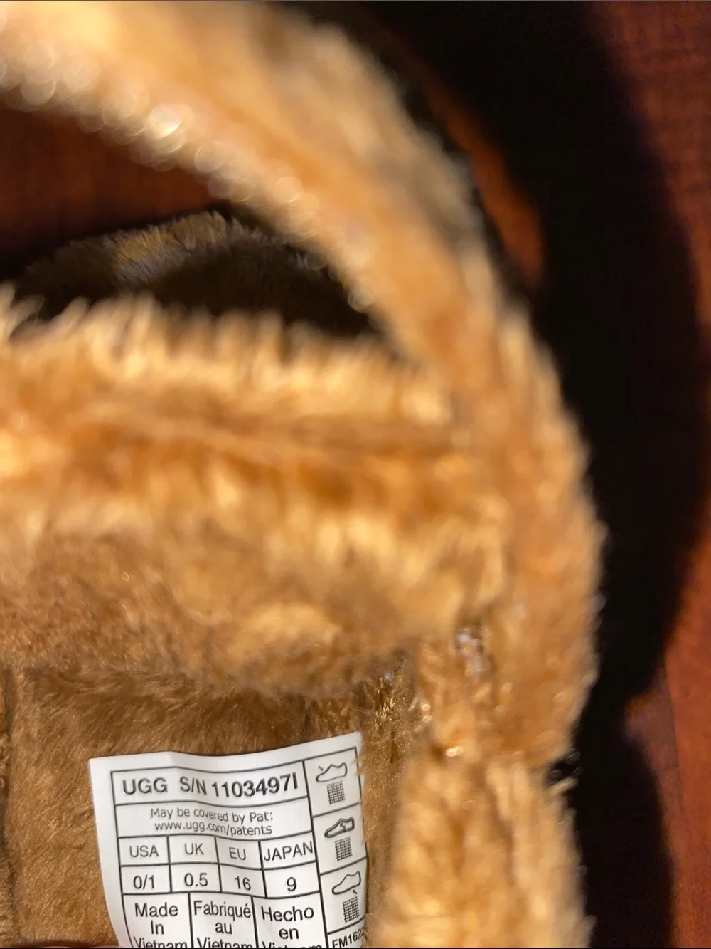 UGG Baby Plush Walker Boots in Chestnut Brown